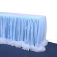 thumbnail image 2 of Amdohai Handmade Tulle Table Skirt Tablecloth Decorative Tableware Cloth for Rectangle or Round Table Home Table Skirting For Party Wedding Banquet Picnic, 2 of 7