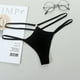 thumbnail image 2 of Bragas huecas con tiras finas, Tanga Sexy para mujer, lencería suave, Tanga de tiro bajo, ropa interior femenina transpirable, calzoncillos de Color sólido Tan Jianjun unisex, 2 of 2
