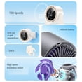 thumbnail image 4 of Quiet Table Fan, Type C Interface 100 Speeds Small Desk Fan Wall Mountable  for Indoor Outdoor, 4 of 7