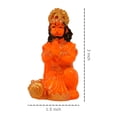 thumbnail image 3 of IBA Indianbeautifulart&nbsp;Lord Hanuman Statue Hindu God Figurine&nbsp;Monkey&nbsp;God Auspicious Hindu God Idol For Home/ Office/ Temple-XN, 3 of 8
