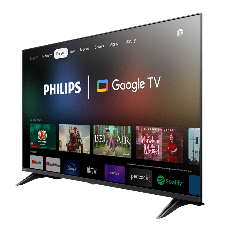 Philips Tv Led 43 109cm Téléviseur 4k Ultra Hd Ambilight Dolby Vision à  Prix Carrefour