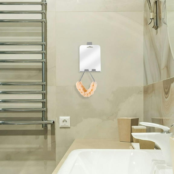 Masteelf Shower Mirror Fogless For Shaving Shatterproof Anti Fog Mirror With Razor Holder For Shower Bathroom Accessories Holds Razors For Men