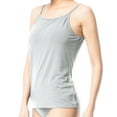 thumbnail image 2 of Shero StayFresh Spaghetti Strap Tank Top, Zinc Oxide Camisole for Women with Sensitive Skin, Prevents Odors, Bacteria Resistant, Light Gray, SM, 2 of 8