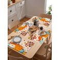 thumbnail image 5 of Fall Placemats Set of 4,Cotton Linen Heat Insulation Thanksgiving Fall Gnomes Harvest Farm Pumpkin Maple Leaves Placemat for Holiday Banquet Dining Kitchen Table Decor, 5 of 6