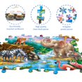 thumbnail image 4 of Puzzle Unolidrom 2 x 60 piezas para niños de 4 a 8 años - Ocean & Forest, 4 of 7