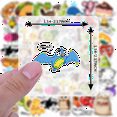 thumbnail image 2 of 35pcs Cuddly Animal Stickers Cute Food Stickers Encouraging Funny Stickers for Laptops Notebooks Suitcases, 2 of 8