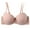 Beige, variant on Women's Bra Seamless Push Up Solid Color Comfortable Underwire Adjustable Straps Breathable Sport Home Sleeping Everyday Wear