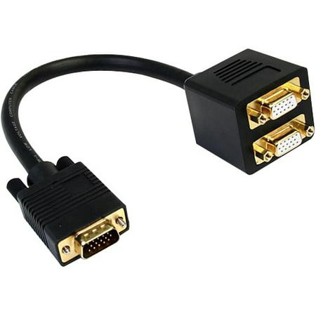 StarTech.com 1' VGA to 2x VGA Video Splitter (Best Digital Cable Splitter)