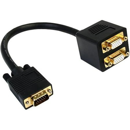 Utp Cable Splitter - StarTech.com 1' VGA to 2x VGA Video Splitter Cable