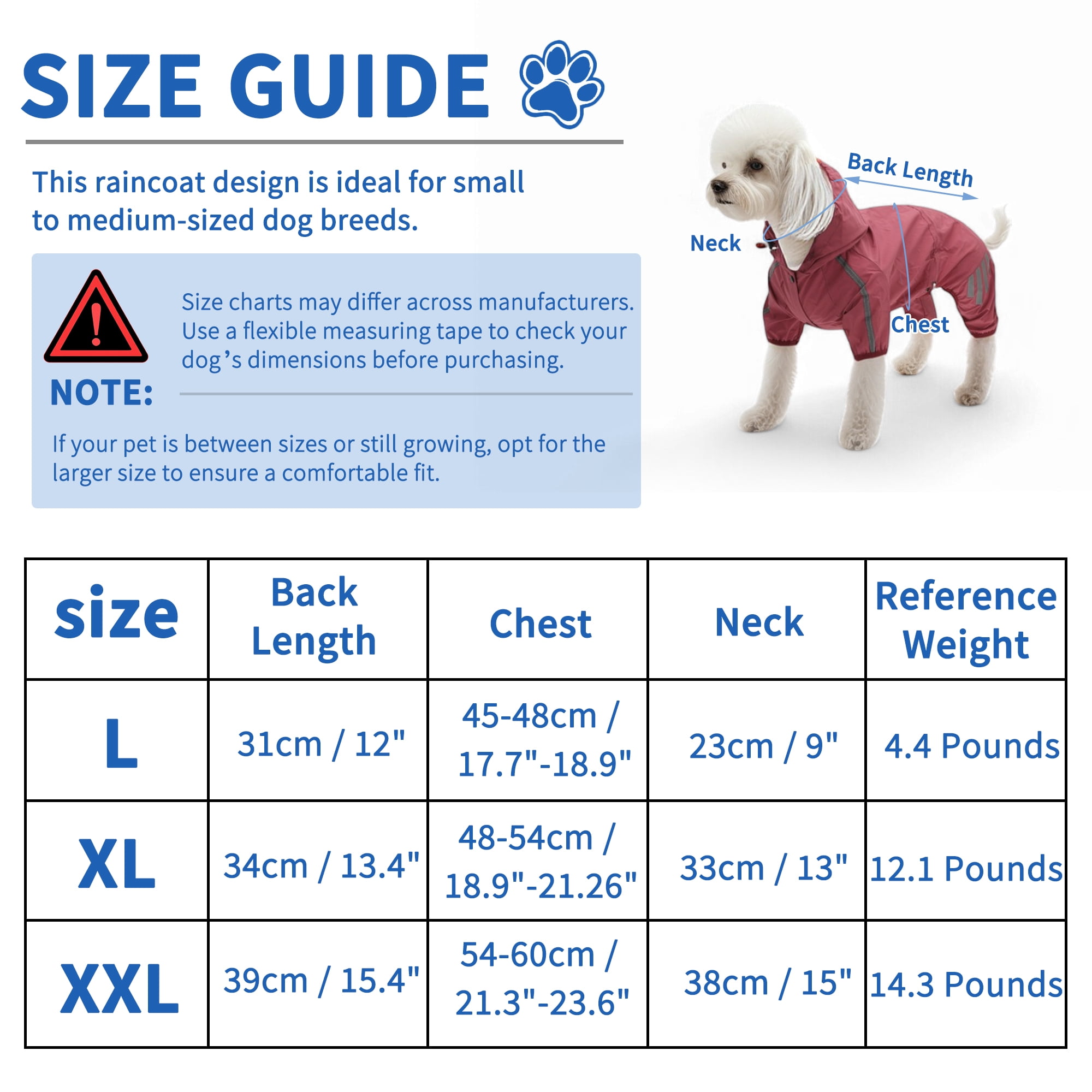 Unique Bargains Dog Raincoat Waterproof Reflective Lightweight Small Pink