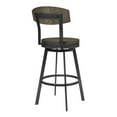 thumbnail image 2 of Conway 26" Barstool in Mineral Finish and Grey Walnut Seat, 2 of 5