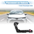thumbnail image 4 of Soporte lateral de parachoques Unique Bargains para Toyota Corolla 2019-2023 No.52116-02460/52116-12470 Negro, 4 of 7