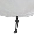 thumbnail image 2 of Afuera Living Contemporary 52" Fire Pit Protective Cover in Light Gray, 2 of 3