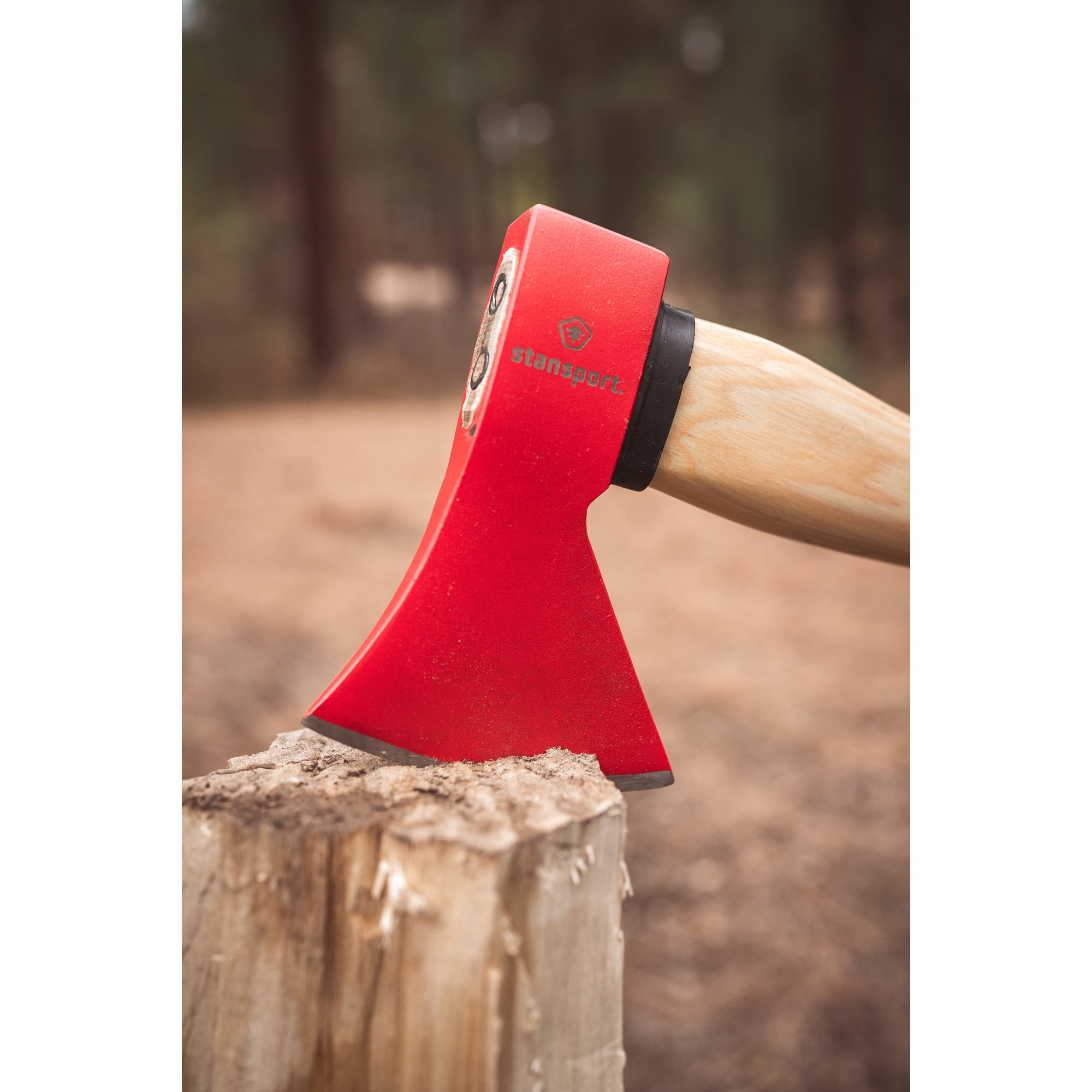 Stansport Camp Axe with Carbon Steel Head - Short Handle