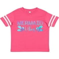 thumbnail image 3 of Inktastic Mermaid Vibes Text in Blues Boys or Girls Toddler T-Shirt, 3 of 5