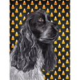 thumbnail image 1 of Carolines Treasures SC9526CHF Cocker Spaniel Halloween Candy Corn Flag Canvas House Size, 1 of 4