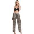thumbnail image 2 of Marsgoo Women's Silk Satin Pajama Pants, Long Sleep Pants with Drawstring(Leopard,Medium), 2 of 6