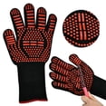thumbnail image 4 of Guantes ignífugos, 1 par de guantes ignífugos resistentes al fuego, guantes resistentes al calor, funcionalidad versátil, 4 of 8