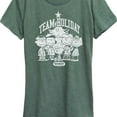 thumbnail image 3 of Peanuts - Snoopy And Friends Team Holiday Spirit - Women's Short Sleeve Graphic T-Shirt, 3 of 6