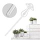 thumbnail image 2 of House Plants Flowers Automatic Self Watering Devices Clear Glass Water Feeder Mushroom Shape Garden Tool, 2 of 5