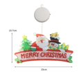 thumbnail image 2 of Decoración navideña Iluminada Ventana Colgante Dcor Luces navideñas LED con gancho de ventosa 3x AAA con pilas para espectáculo de escaparate de fiesta de Navidad, 2 of 2