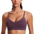 thumbnail image 1 of Top deportivo Butterluxe sin costuras con relleno CRZ YOGA morado talla L, 1 of 6