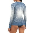 thumbnail image 5 of joogoo Womens UPF 50+ Sun Shirts Blue Fireworks Pattern Long Sleeve UV Protection Rash Guard Tops M, 5 of 7