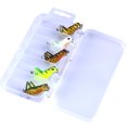thumbnail image 3 of 5Pcs Simulation Grasshopper Fishing Bait Bionic Luminous Lure Tackle Hooks Artificial Cricket Insect Bait Fishhook, 3 of 6