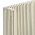thumbnail image 4 of Roundhill Furniture Mavela Wide Wale Corduroy Upholstery Panel Queen Bed, Cream, 4 of 6