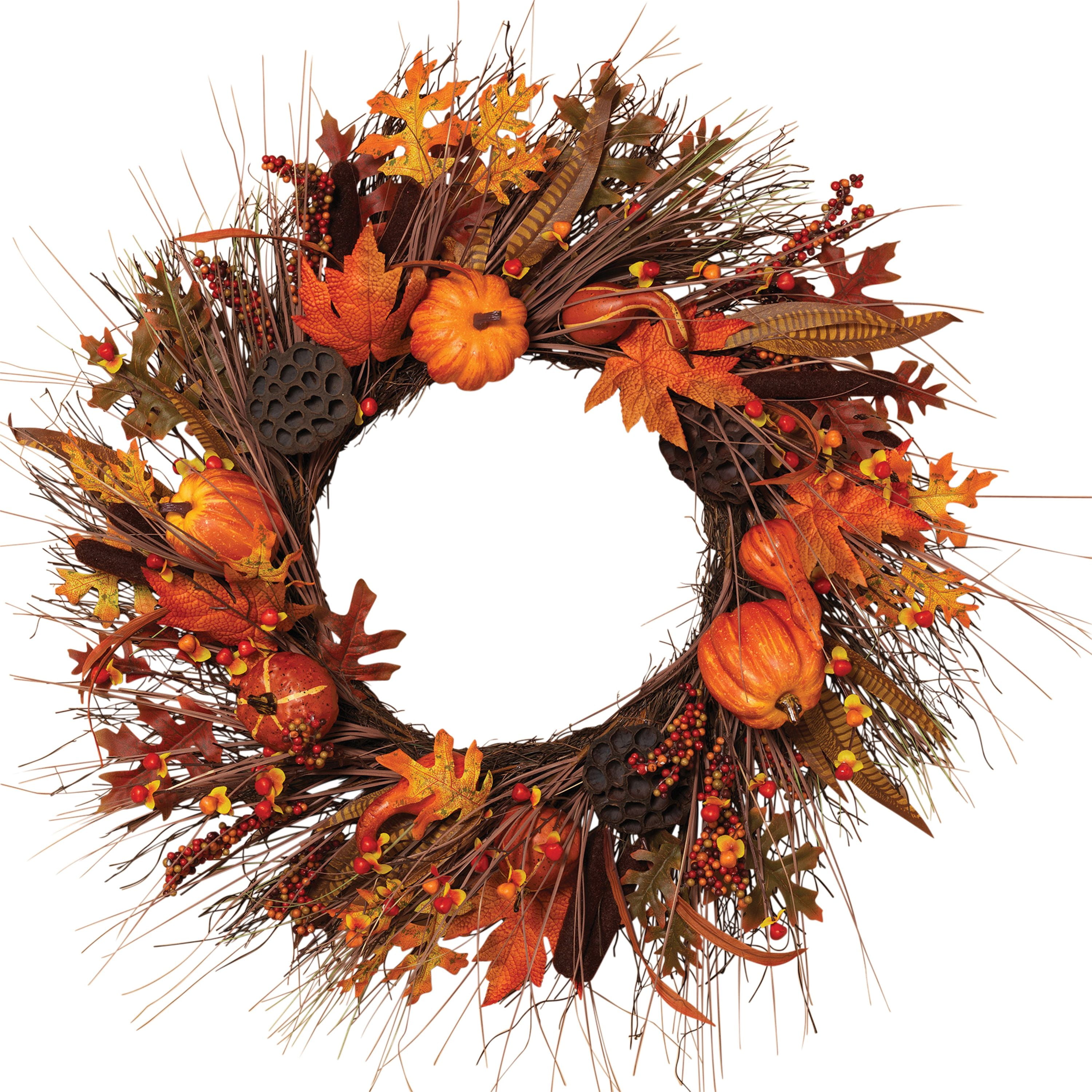 Autumn Fields Harvest Wreath