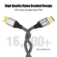 thumbnail image 2 of Cable DisplayPort FURUI con certificación VESA 2.1, 1,8 m, 16 K @60Hz, 2 of 7