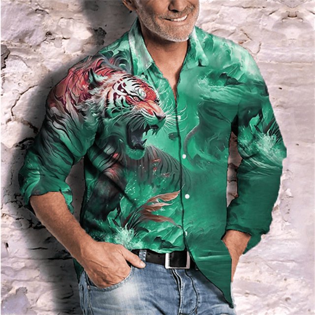 Tops de moda para hombre, informales, para deportes al aire libre, festivales, suaves y cómodos, diseño de diseño con estampado HD, nuevos, tallas grandes 2024