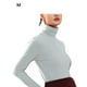 thumbnail image 5 of Sonducket Otoño Invierno ropa interior femenina de manga larga portátil adelgazamiento caliente camiseta elástica moda Casual Slim Tops Prendas para la parte del cuerpo Cian claro, 5 of 6