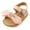 Pink, variant on Baby Girl Sandals Bowknot Soft Infant Girls Princess Dress Summer Walking Shoes(0-6 Months,Brown)