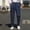 #Navy, variant on DPTALR Men's Solid Color Business Casual Straight Leg Trousers,Dark Gray,Big and Tall Men L