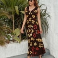 thumbnail image 3 of Bohemian Pattern Vestido Sin Mangas Vestidos Para Mujer, Vestido Suelto De Verano 2025, 3 of 5