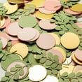thumbnail image 2 of Grobro7 Colorful Round Leaf Confetti for Baby Shower Wedding Table Decor,300 Pieces, 2 of 6