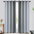thumbnail image 5 of Yakamok Grey Curtain for Bedroom/Living Room Blackout,Ombre Curtains Grommet Light Blocking Room Darkening Window Drapes 2 Panels,52x84 inches, 5 of 7