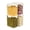4 Medium Tall, variant on Sorbus 4-Pack Extra Tall Rectangle Food Storage Containers with Lids, Clear, Stackable