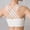 White, variant on VISALY Sports Bras For Women Running Sports Bra Women Rimless Yoga Running Cross Straps Underwear Sports Bra With Pads Yoga Sports Bra Comfortable Bras For Women Wireless Bras For Women Black L