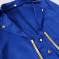 thumbnail image 6 of TiaoBug Men's Gothic Tailcoat Steampunk Jacket Medieval Frock Coat Victorian Halloween Party Cosplay Costume Blue L, 6 of 7