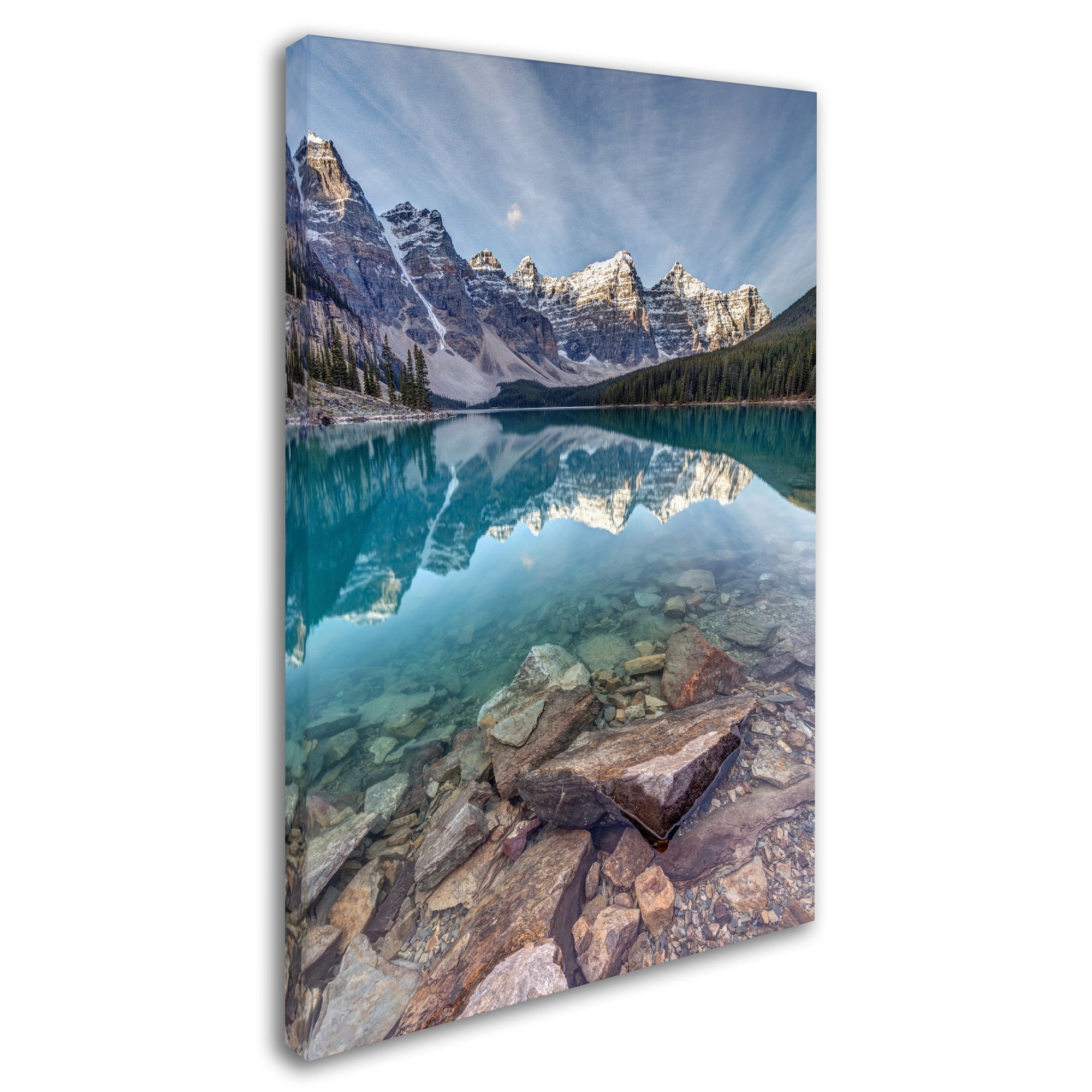 Trademark Fine Art 'Iconic Moraine Lake' Canvas Art by Pierre Leclerc
