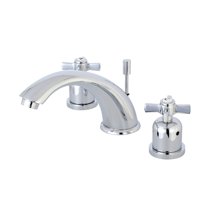 Kingston Brass Millennium KB8961ZX 8" Widespread Lavatory Faucet with Retail Pop-up Drain, Polished Chrome
