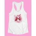 thumbnail image 3 of Two Flamingos Racerback Tank Women -SPIdeals Designs, Female x-Small, 3 of 4