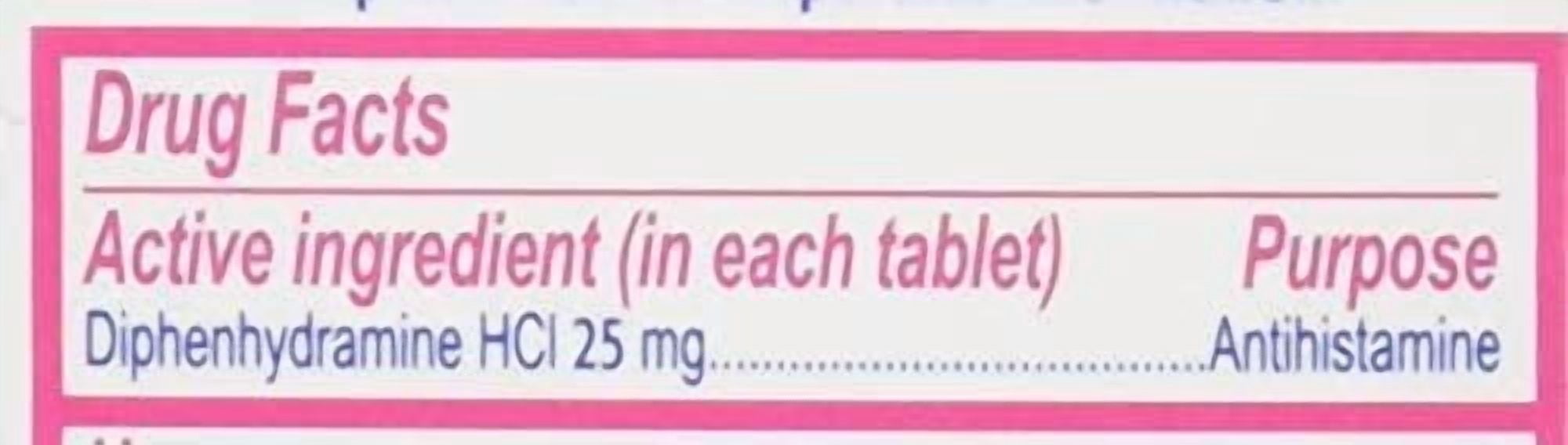 BENADRYL ALLERGY ULTRATAB TAB 100