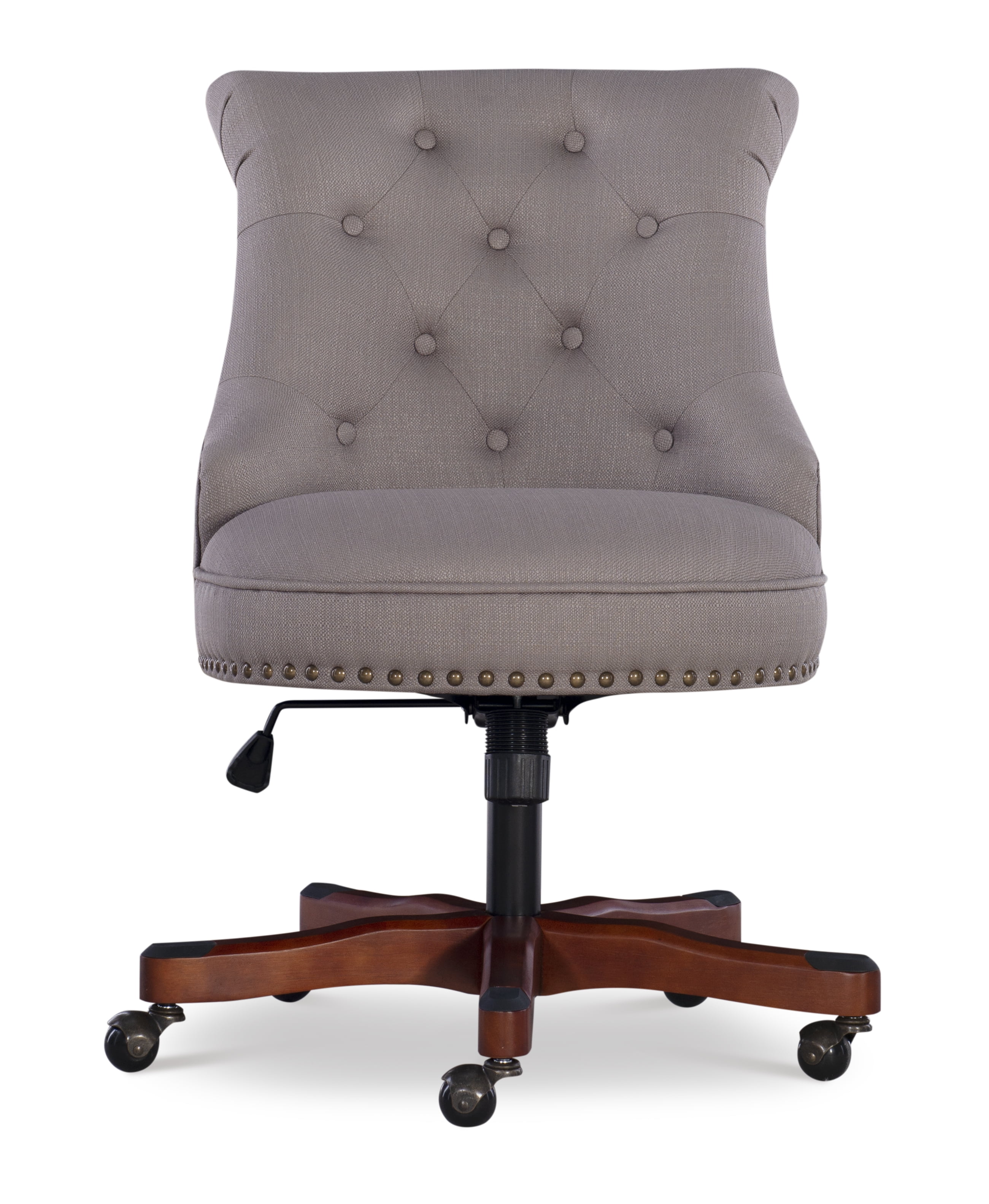 Linon Sinclair Manager's Chair with Adjustable Height & Swivel, 275 lb. Capacity, Dolphin Gray