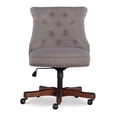 thumbnail image 2 of Linon Sinclair Manager's Chair with Adjustable Height & Swivel, 275 lb. Capacity, Dolphin Gray, 2 of 8