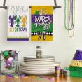 thumbnail image 5 of Let''s Get Cray Elegant Stripes Mardi Gras Lobster Kitchen Towels Dish Towels, 18x26 Inch Seasonal Decoration Hand Towels Set of 2, 5 of 6