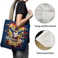 thumbnail image 3 of Karate Kid Bolso de tela con estampado de lienzo para mujer, bolsa de compras reutilizable y estética, con cremallera interior, regalo para mujer,40*40cm., 3 of 6