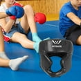 thumbnail image 1 of Casco de boxeo Equipo de entrenamiento Equipo de protección de boxeo transpirable Cubierta de cabeza de boxeo para Muay Thai, Sanda, Kickboxing, Mujer DYNWAVEMX Casco de boxeo, 1 of 8